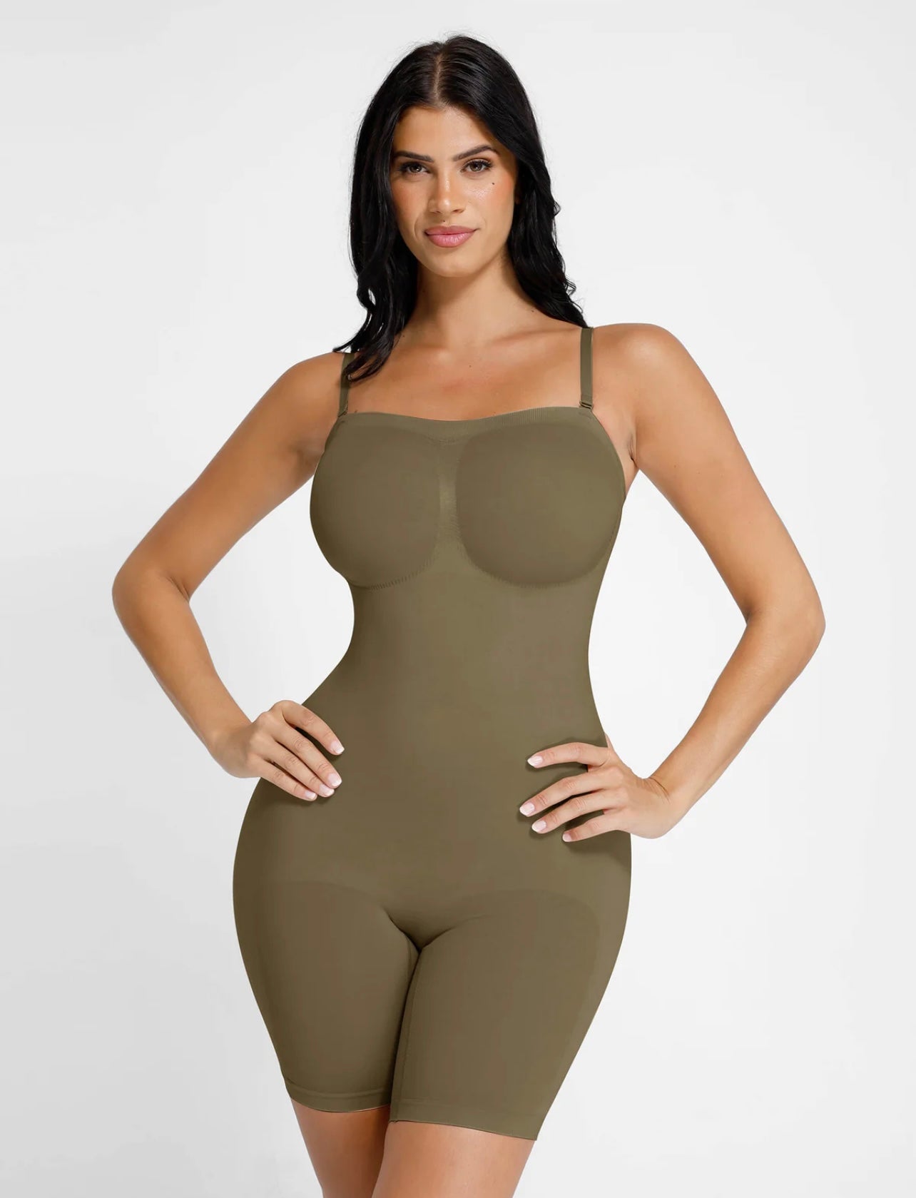 Bodysuit sin costuras y tirantes extraíbles