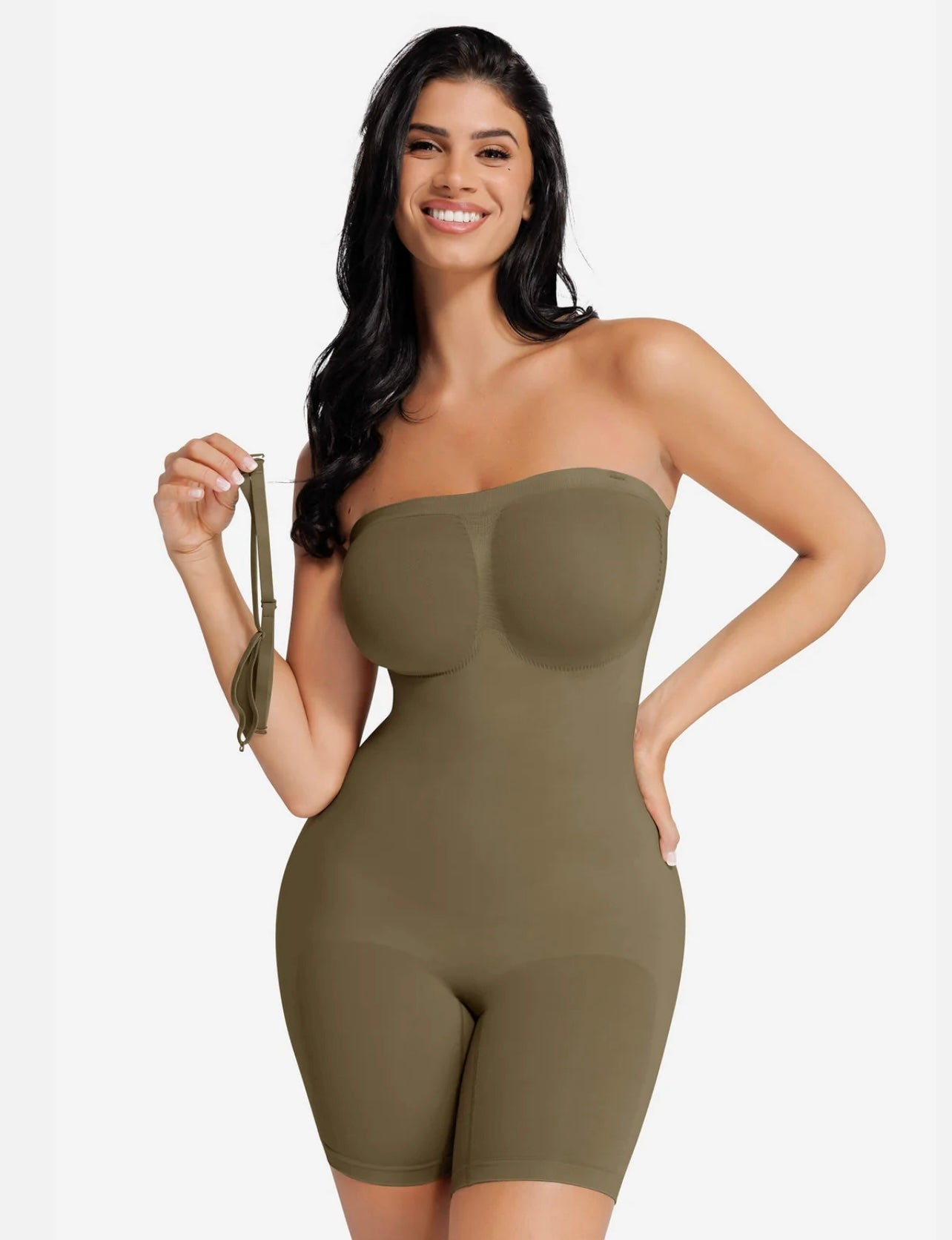 Bodysuit sin costuras y tirantes extraíbles